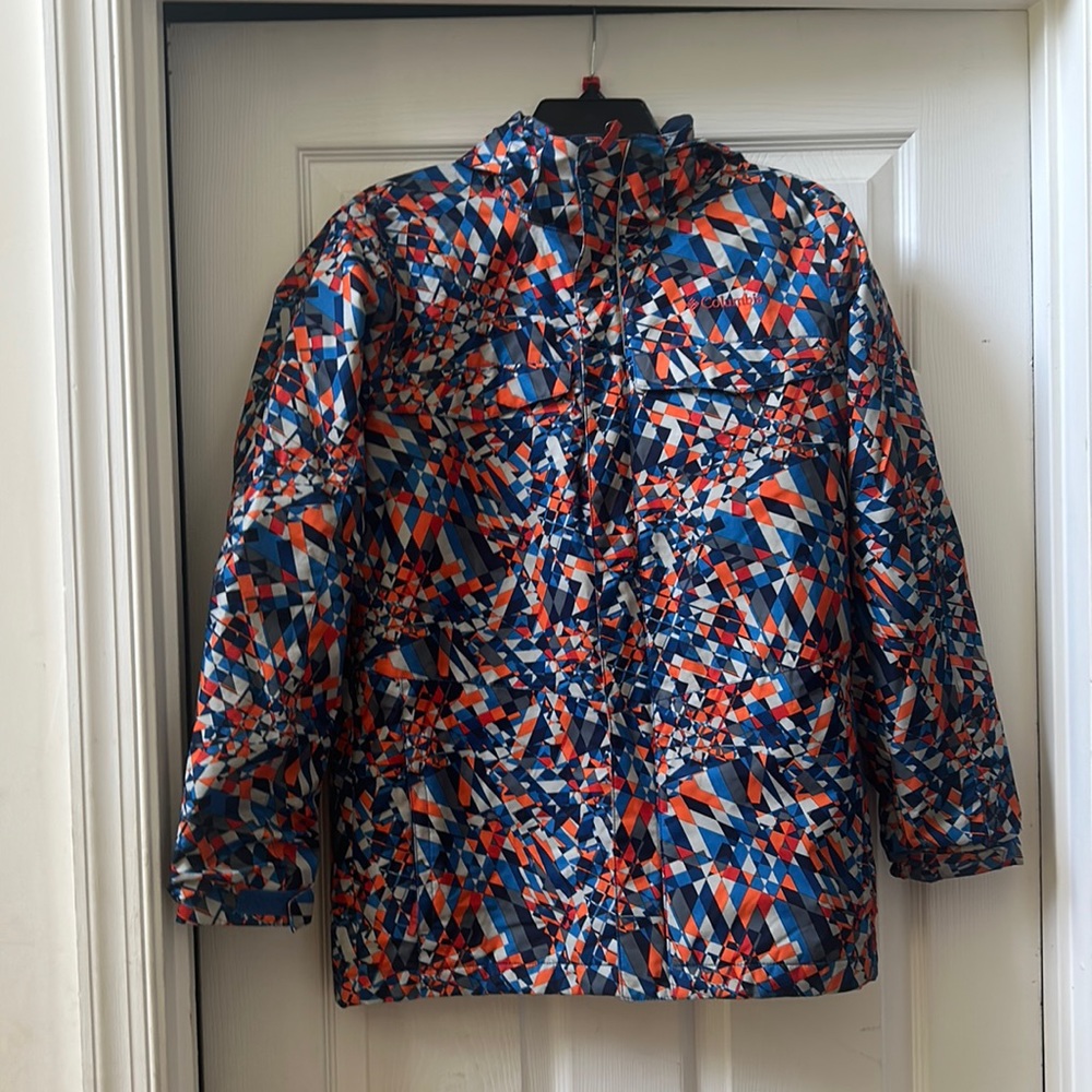 Columbia Kids Jacket, Multicolored, Size Large